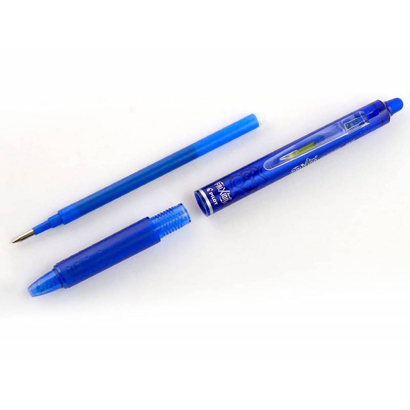 Boligrafo Pilot Frixion Clicker Borrable Mm Punta Media Azul