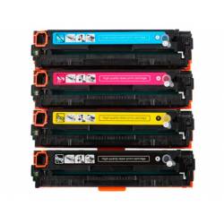 Toner compatible HP Laserjet CP2020/CP2025 Multipack 4 Colores