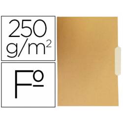 Subcarpeta de cartulina Gio Folio bicolor pestaña central 250g/m2