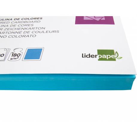 Cartulina Liderpapel color celeste a3 180 g/m2 (29705)