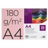 Cartulina Liderpapel color rosa a4 180 g/m2