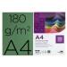 Cartulina Liderpapel color verde abeto a4 180 g/m2