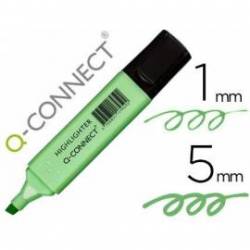 Rotulador Q-Connect Fluorescente Pastel Color Verde