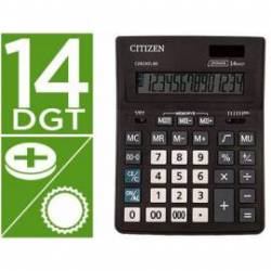 Calculadora Citizen Business line 200x157x35 mm Eco Solar y pilas con 14 Digitos