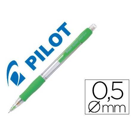 Portaminas Pilot Super Grip 0,5mm color verde claro