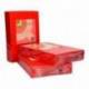 Papel color Q-connect tamaño A4 80g/m2 pack 500 hojas Rojo intenso