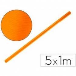 Bobina Papel Kraft Liderpapel de 5x1 m Naranja fuerte