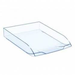 Bandeja sobremesa Cep confort ice blue plastico transparente 370x270x61 mm celeste reciclable