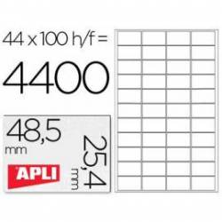 Etiquetas Adhesivas marca Apli 48,5 x 25,4 mm