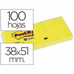 Bloc quita y pon Post-it ® 38x51mm pack de 3 blocs