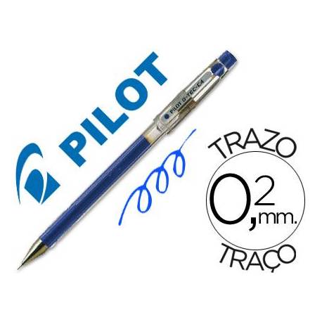 Boligrafo marca Pilot punta aguja 0,2 mm g-tec-c4 azul