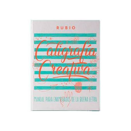 Libro Caligrafia Lettering Rubio con 150 páginas 27x21 cm Tapa dura