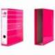 Archivador de palanca Liderpapel Filing System con caja A4 Lomo 80 mm color Rosa