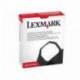 Cinta de reentintado marca Lexmark negra de alto rendimiento