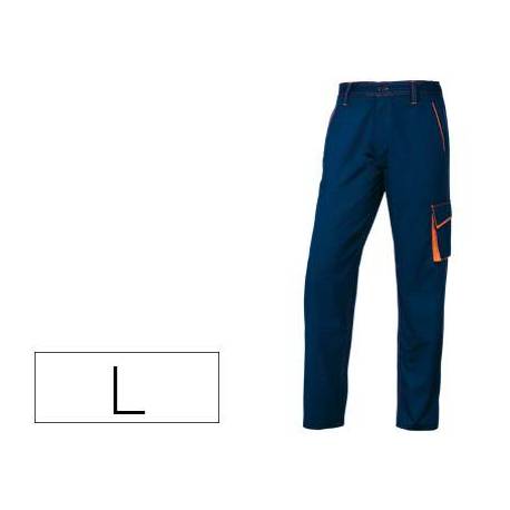 Pantalón de trabajo DeltaPlus azul talla L (75786)