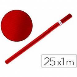 Bobina papel tipo kraft Liderpapel 25 x 1 m rojo cherry