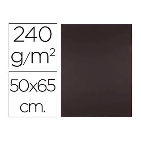 Cartulina Liderpapel 240 g/m2 color marron chocolate