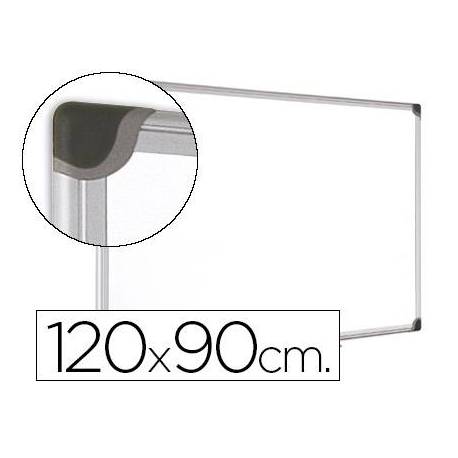 Pizarra Blanca Vitrificada Magnetica con marco de aluminio 120x90 Bi-Office