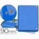 Carpeta de Proyectos Pardo Folio Cartón forrado con Broche Lomo 90mm Color Azul
