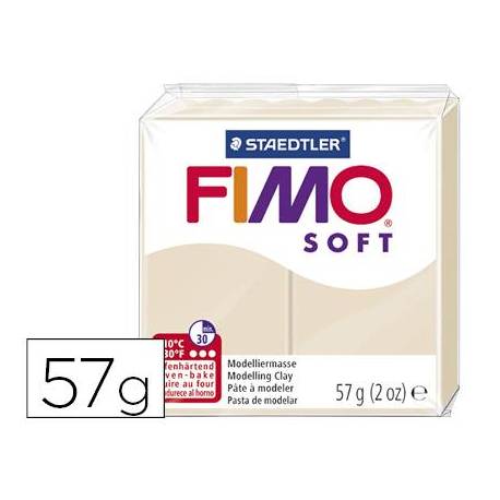 Pasta para modelar Staedtler Fimo soft Color Tierra-Sahara 56 gr