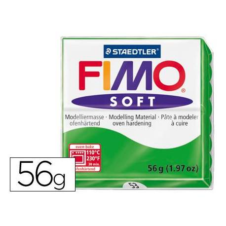 Pasta para modelar Staedtler Fimo Soft verde tropical 56 gr