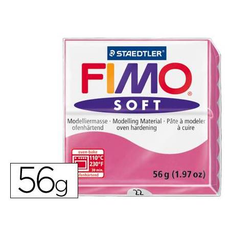 Pasta para modelar Staedtler Fimo Soft frambuesa 56 gr