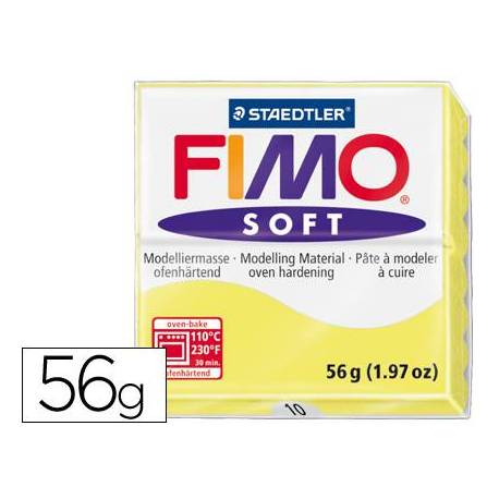 Pasta para modelar Staedtler Fimo Soft amarillo limon 56 gr