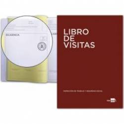 Libro Liderpapel idioma castellano Din A4 Registro de visitas
