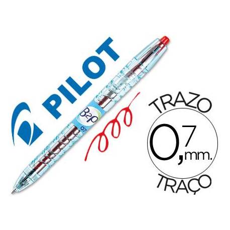 Boligrafo Pilot B2p Rojo 0,7 mm