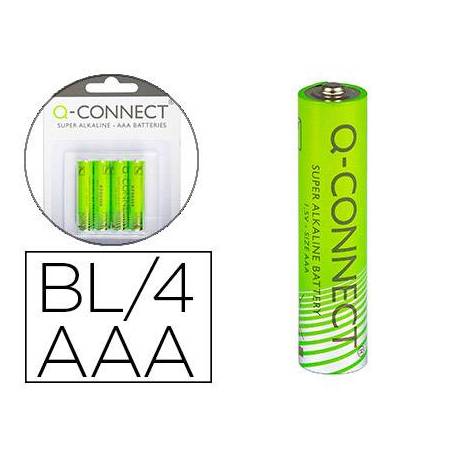 Pila alcalina Q-connect AAA