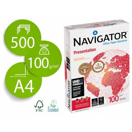 Papel multifuncion A4 Navigator 100 g/m2