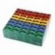 Sacapuntas plastico caja de 120 unidades colores surtidos.