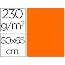Cartulina color naranja fluorescente Sadipal