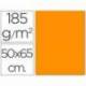 Cartulina Guarro naranja 500 x 650 mm de 185 g/m2