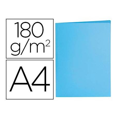 Subcarpeta de cartulina Liderpapel Din A4 Azul pastel 180g/m2