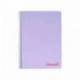 Cuaderno espiral Liderpapel DIN A4 Tapa plástico Cuadricula 4 mm 80H 90 g/m2 Con margen Colores surtidos (no se puede elegir)