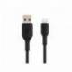 CABLE LIGHTNING BELKIN CAA001BT2MBK A USB-A BOOST CHARGE LONGITUD 2 M COLOR NEGRO