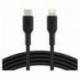 CABLE BELKIN CAA003BT1MBK USB-C A LIGHTNING BOOST CHARGE LONGITUD 1 M COLOR NEGRO
