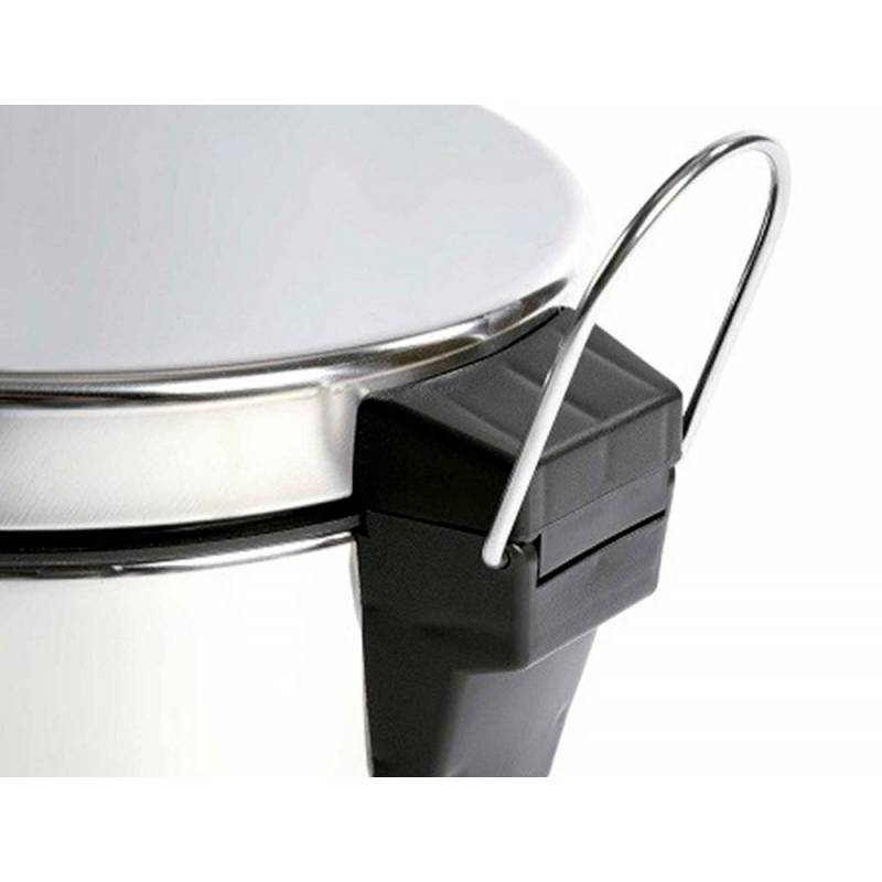 Papelera Metálica Q-Connect 44053 - 13 Litros, Color Negro, Ideal Para Oficina O Casa