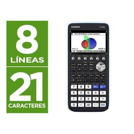 Calculadora Cientifica Casio FX- CG50 Grafica con 21 caracteres color 3D