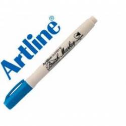 Rotulador Artline Supreme Brush Acuarelable Punta Pincel Color Azul