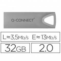 Memoria usb 32 Gb Q-CONNECT 2.0 Flash Premium plateado
