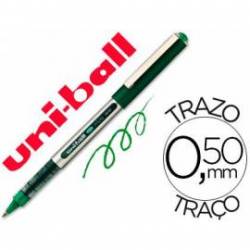 Rotulador-bolígrafo Uni-Ball verde UB-150 0,3 mm