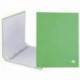 Carpeta carton forrado 4 anillas Liderpapel Paper Coat lomo 40 mm folio verde