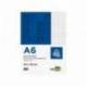 Bloc notas liderpapel cuadro 4mm a6 80 hojas 60g/m2 perforado