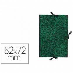 Carpeta de Dibujo Canson Classic 52x72cm Cartón Kraft con Gomas Color Mármol Verde