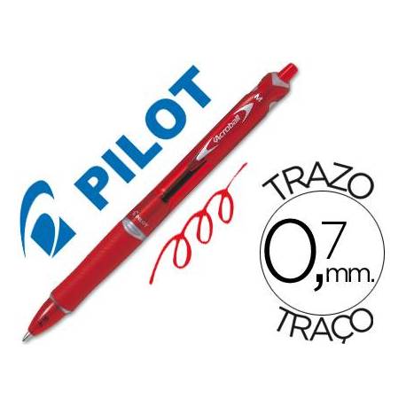 Boligrafo Pilot Acroball Rojo 0,7 mm