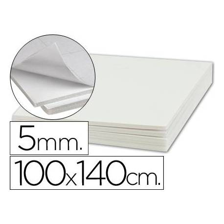 Carton pluma Liderpapel adhesivo 100 x 140 cm Espesor 5 mm