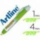 Rotulador Artline clix color verde fluorescente 4mm