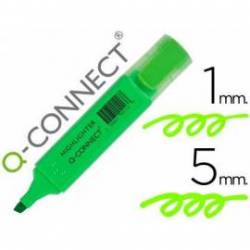 Rotulador fluorescente Q-Connect verde